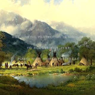 Indian village wallpaper