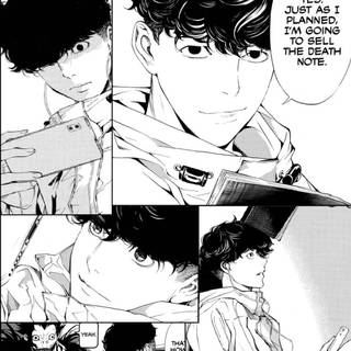 Best anime black and white Death Note wallpaper