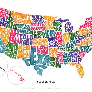 North America map wallpaper