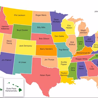 North America map wallpaper