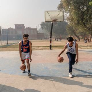 Summer NBA court wallpaper