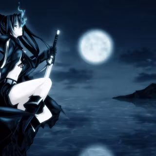 4k black anime wallpaper