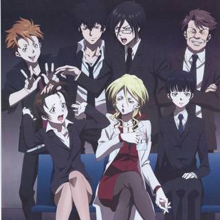 Psycho anime smile wallpaper