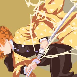 Zenitsu for iPhone wallpaper