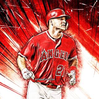 Mike Trout desktop wallpaper