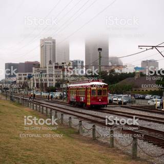 New Orleans streetcar wallpaper