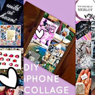 Laptop collage wallpaper