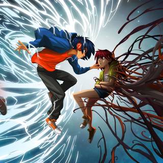 Cool anime gamer wallpaper