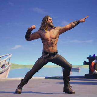 Aquaman Fortnite wallpaper