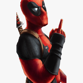 Deadpool middle finger wallpaper