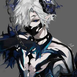 Aesthetic demon boy anime wallpaper