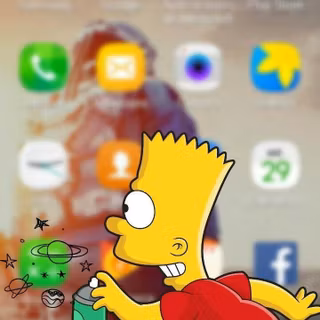 The Simpsons iPhone wallpaper