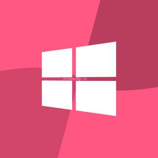 Pink Windows desktop wallpaper