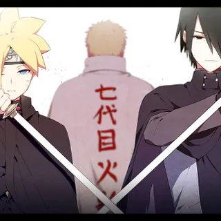 Boruto and Sarada wallpaper