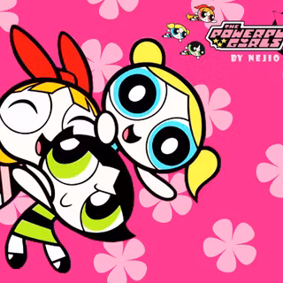 Black Powerpuff Girls desktop wallpaper