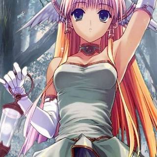 Anime girl HD iPhone wallpaper