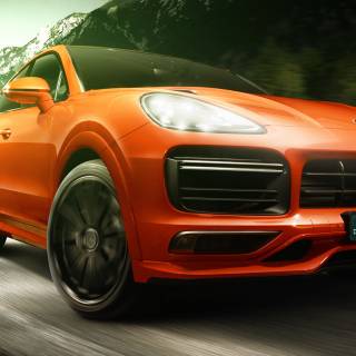 Porsche Cayenne Coupé iPhone wallpaper