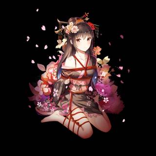 Anime black 4k wallpaper