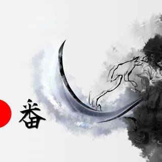 4k anime samurai wallpaper