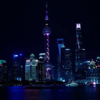 City aesthetic at night wallpaper