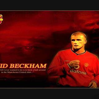 David Beckham Manchester United wallpaper