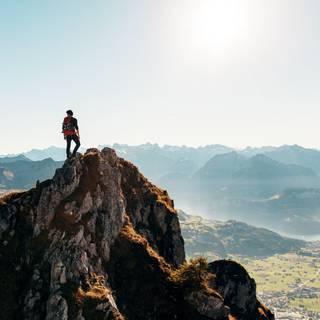 Mountain climbing wallpaper