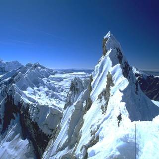 Mountain climbing wallpaper