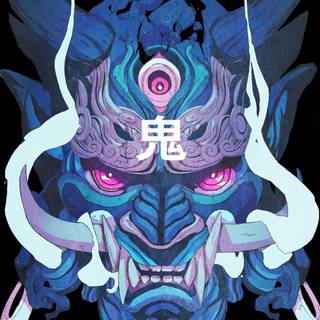Oni mask wallpaper