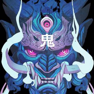 Oni mask wallpaper