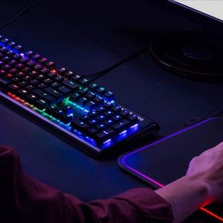 Gaming keyboard wallpaper