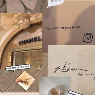 Beige phone aesthetic wallpaper