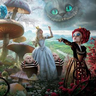 Alice In Wonderland phone wallpaper