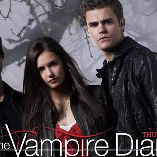 TVD desktop Katherine and Elena wallpaper