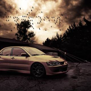 Mitsubishi Lancer desktop wallpaper