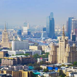 Russia Moscow cityscape wallpaper