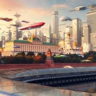 Russia Moscow cityscape wallpaper