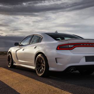 Dodge Charger Hellcat phone wallpaper