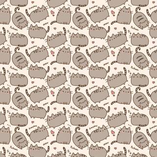Pusheen iPhone HD wallpaper