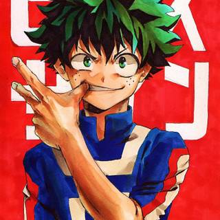 BNHA Izuku Kawaii wallpaper