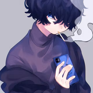 Sad anime profile wallpaper