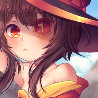 Megumin Android wallpaper