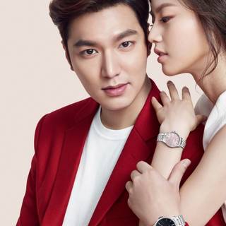 Park Shin Hye and Lee Min Ho wallpaper