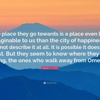 The Ones Who Walk Away from Omelas wallpaper