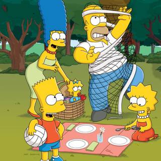 Simpsons computer size wallpaper