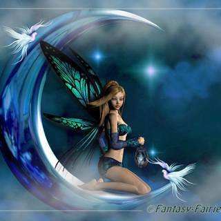 Moon fairy anime wallpaper