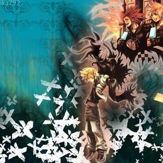 Anime Roxas Kingdom Hearts wallpaper