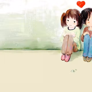 Animated couple wallpaper
