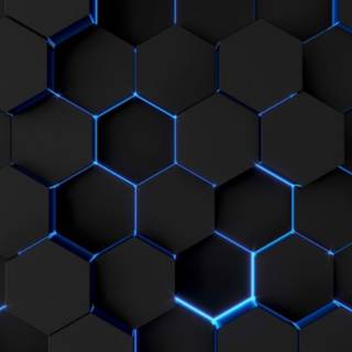 Black and blue mobile wallpaper