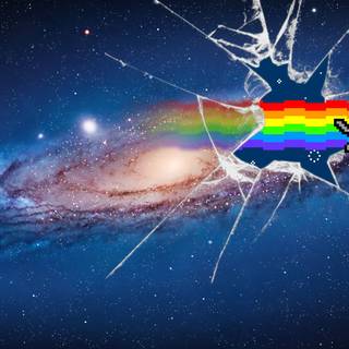 Rainbow galaxy wallpaper