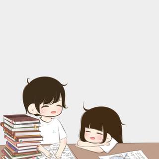 Cartoon couples wallpaper